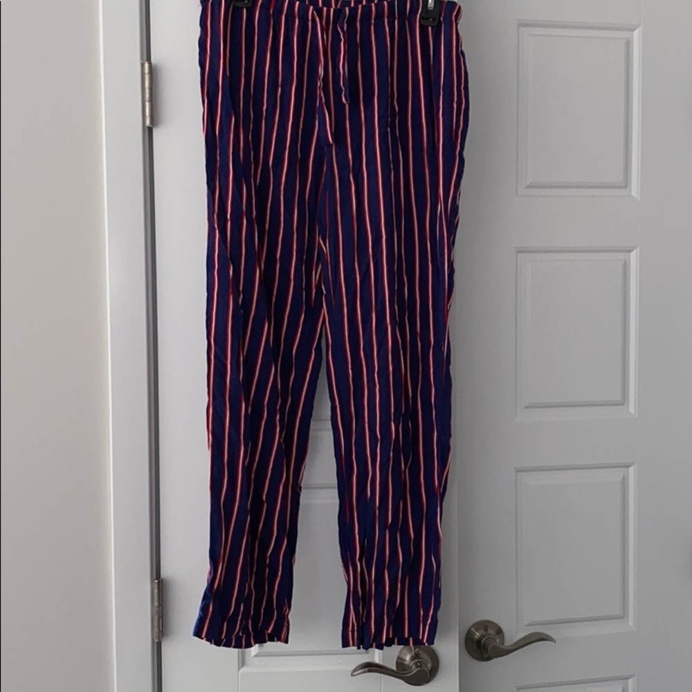 Stripped Flowy Pants